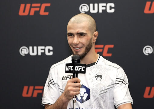 Flyweight Muhammad Mokaev Speaks With UFC.com After His Decision Victory Over Alex Perez At UFC Fight Night: Rozenstruik vs Gaziev On March 2, 2024
