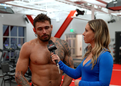 Nicky Rodriguez Talks With McKenzie Pavacich After His Win At UFC Fight Pass Invitational 6 On March 3, 2024 