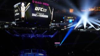 A general view of the Octagon prior to the UFC 279 event at T-Mobile Arena on September 10, 2022 in Las Vegas, Nevada. (Photo by Chris Unger/Zuffa LLC)