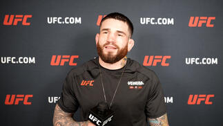 UFC Welterweight Sean Brady Reacts With UFC.com After His Submission Victory Over Kelvin Gastelum At UFC Fight Night: Dariush vs Tsarukyan On December 2.