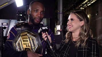 Welterweight Champion Leon Edwards Reacts With UFC.com After His Majority Decision Victory Over Kamaru Usman At UFC 286: Edwards vs Usman 3 On March 18, 2023