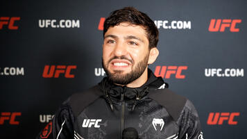 UFC Lightweight Arman Tsarukyan Reacts With UFC.com After His Knockout Victory Over Beneil Dariush At UFC Fight Night: Dariush vs Tsarukyan On December 2.